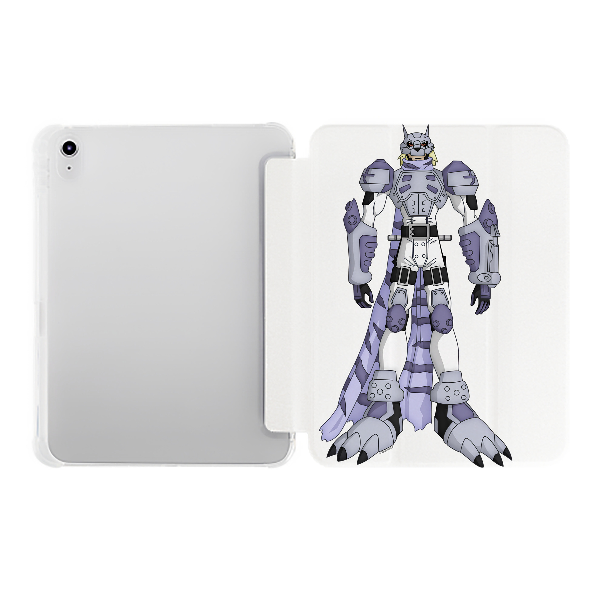 （画像用） Digimon デジタルモンスター/デジモン IPad ケース ペン収納付き 三つ折りスタンド PUレザー×シリコン 対応機種9.5/10.5/10.9インチ